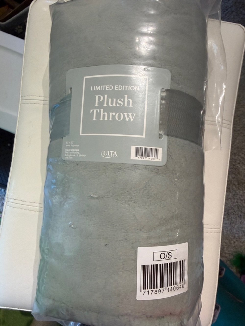Ulta Beauty Plush Throw - Sage Green
